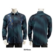 【Ready Stock】 (New Release) Bentop Baju Batik Kemeja Long Sleeve Baju Batik Lengan Panjang Slim Fit 