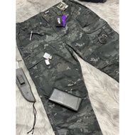 CQR Men's Cargo Pants Big Size Box Bags Men's Loose Formal Waterproof Pants Straight Fabric Personal