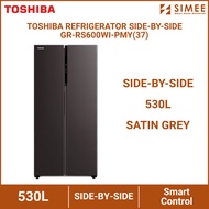 TOSHIBA REFRIGERATOR SIDE-BY-SIDE 530L GRRS600WIPMY