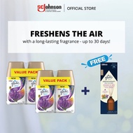 Glade Automatic Spray Refill (252ml x 4) Free Glade Lavender Reed Diffuser