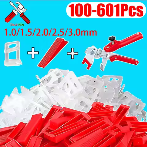 1-601PC Wall Floor Tile Leveling System Clips Ceramic Leveler Spacer Plier Wadge Kit for Tile Laying