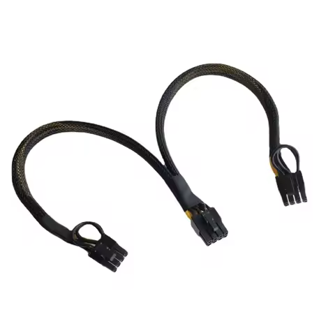 8Pin To 2-port 8p 6+2pin Mainboard PCI-E Graphics Card GPU ATX Power Cable for Dell Server R720 R730