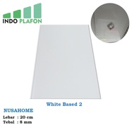 RB001 Plafon pvc putih polos glossy nusahome wb 1 glossy