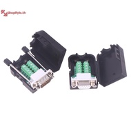 Shopifyle DB9 Serial Adapter RS232/485/422 Connector Male Female 9 Pin Breakout Terminals COM Connec