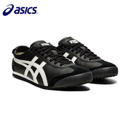 New Onitsuka Tiger Shoes for Women Mexico 66 Leather Black Men Sports Sneakers Original Sale 2022 Unisex Running Jogging Shoe