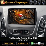 Android 14 Car Radio For Hyundai Tucson 2 LM IX35 2009 - 2015 Multimedia Stereo Video Player GPS Car