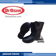 [ Ready] Sepatu Safety Dr.Osha Wellington Boot 3388 Dr Osha Steel Toe