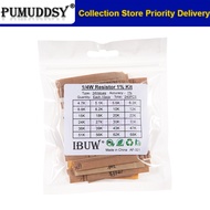 24valuesX10pcs=240pcs 1/4W 0.25W 1% 4.7k-68k Metal Film Resistor  component diy kit package new and 