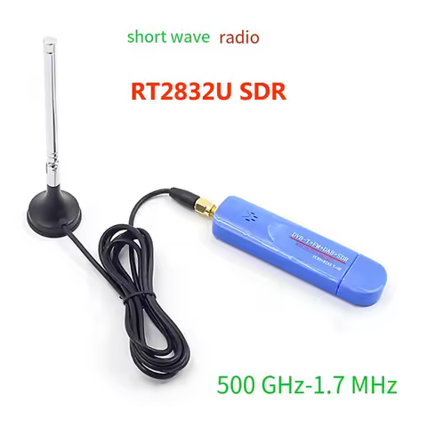 1PC USB 2.0 Digital TV Tuner Receiver With AntennaSupports DVB-T/DAB/FM Radio/HF Wideband Reception 