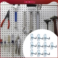 [Lohobby] 10x Pegboard Shelf Hooks Practical Pegboard Attachment Holders Hanging Display and Storage