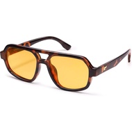 VANLINKER Retro Pilot Sunglasses Men Women Fashion 70s Polarized Square Retro Oversized Sunglasses V