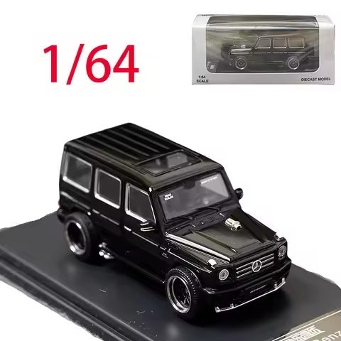 LMF Diecast 1/64 Benz Alloy Car Model Benz G63 Play Vehicles Toys for Boys Original Box Collection D