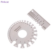Pinkcat 0-36 Round AWG SWG Wire Gauge Thickness Ruler Gauge Diameter Stainless Steel Measurer Tool W