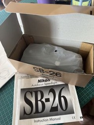 Nikon SB-26 閃光燈送全新 Sigma 柔光板2塊