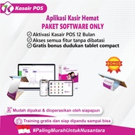 PAKET LANGGANAN APLIKASI KASIR ANDROID / PC - GRATIS TABLET STAND