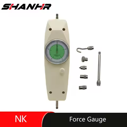 SHANHR Pointer Push Tension Meter Dynamometer NK Dial Push-Pull Gauge Analog Dynamometer Push Pull