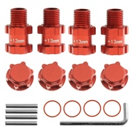 4pcs 1/10 Rc Car Wheel Hub Adaptor 14mm to 17mm Widen 13mm Extension Coupler For Arrma 1/10 3S Grani