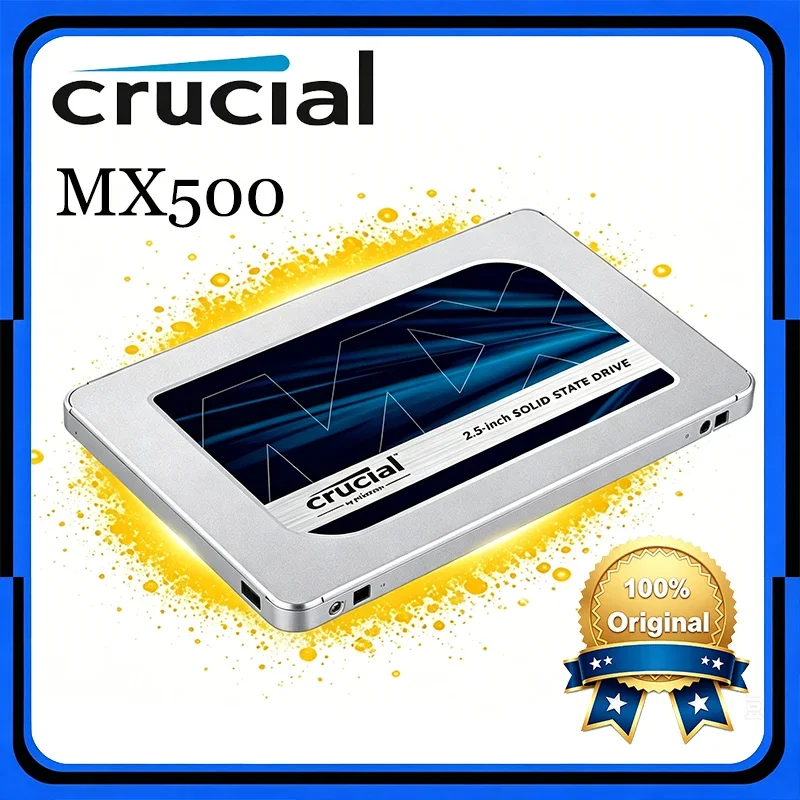 crucial | Crucial SSD MX500 BX500 240G 500GB 1TB 2TB 3D NAND SATA 2.5-inch SSD High Speed Internal S