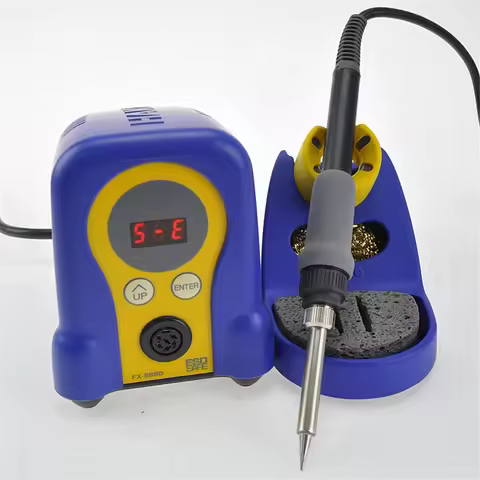 FX-888D Digital Display Constant Temperature Adjustable Welding Station Electric Solder Iron Tips We