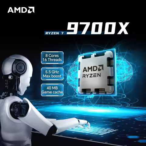 AMD Ryzen 7 9700X NEW 8-Core 16-Thread 3.8GHz Socket AM5 DDR5 4NM L3=32M Processor 65W R7 9700X but 