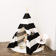 Kids Play Tent Canvas Play Teepee Tent for Kids 100 Cotton Outdoor & Indoor Children Tent