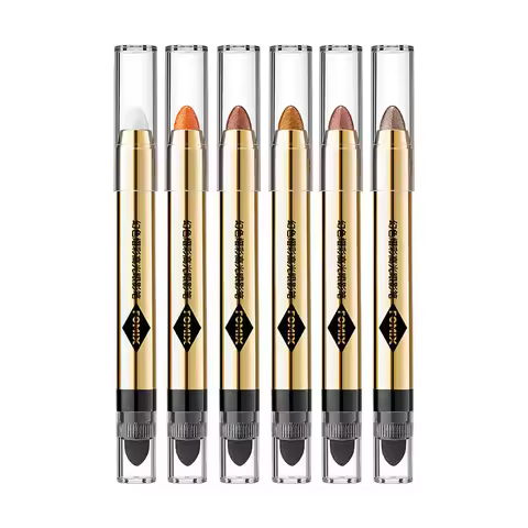 FOMIX magic highlight eye shadow pen pearlescent fine glitter face lifting double head eye shadow st