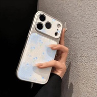 For Infinix Hot 60i 50i Hot 60 Pro+ Note 30 Smart 20 9 8 GO 1 Blue Cloud Leather Phone Case Cover