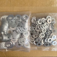 12-20-2 100 Thick 2mm Aluminum Gaskets Oil Gear 12mm 8mm 8-16m8 m12