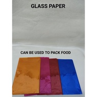 GLASS PAPER/GIFT WRAPPER/COLOUR GLASS PAPER LANTERN/HAMPER WRAPPING