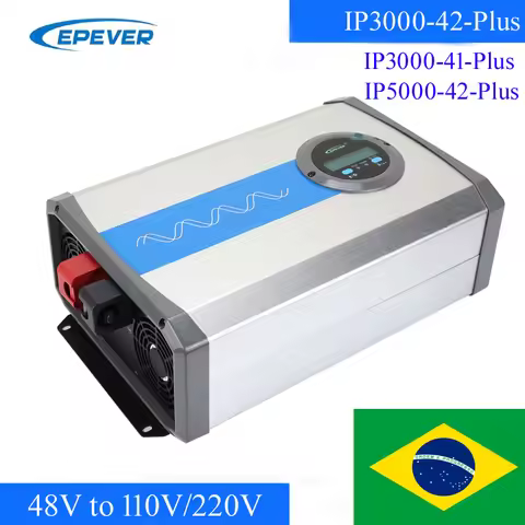 EPEVER 3KW 5KW Solar Inverter 3000W 5000W Pure Sine Wave 48V DC to 110V 120V or 220V AC Output IP300