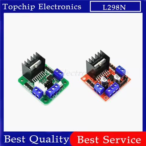 L298N Driver Board Module L298N Stepper Motor Smart Car Breadboard Peltier High Power L298 DC Motor 