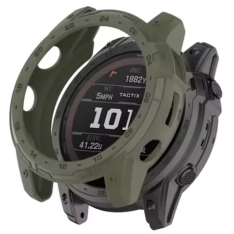 TPU Case For Garmin Fenix 7X Pro 6X 5X Tactix 7 Pro Fenix 7 6 5 Enduro 2 Soft Silicone Transparent C
