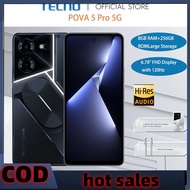 Tecno Pova 5 Pro 5G Cellphone Cheap 8+512GB Android phone mobile phone 5800mAh brand smartphone COD