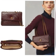 Tas Tory Burch TB Kira Chevron Glazed Small Convertible Shoulder Bag