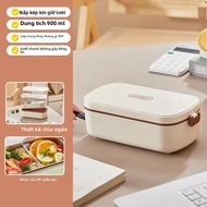 Hộp Cơm Làm Nóng Bằng Điện Cầm Tay 36W Thân Nhựa Bên Trong Bằng Thép Không Gỉ Có Giá Trị Thẩm Mỹ Cao