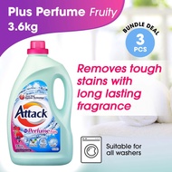 Attack Perfume Fruity Liquid Laundry Detergent 3.6kg (Set of 3)