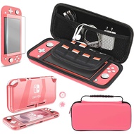 Switch Lite Accessories Bundle - Soft Glitter TPU  Case &amp; Screen Protector for Nintendo Switch Lite Carrying Case