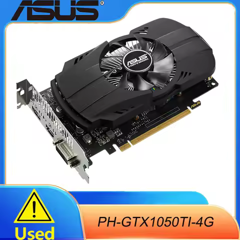 Asus GTX1050TI GeForce GTX 1050 Ti 4GB Phoenix Fan Edition Graphics Card