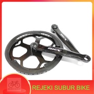 TREX 48T 48 T Black single Crank Mini Folding BMX Bike etc.