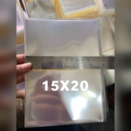 OPP PLASTIC GLASS PLASTIC 15x20