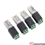LEMONTREE RJ45 to RS485 Converter, 2PIN Terminal  Adapter RJ45 Terminal Adapter, Splitter RJ45 Male 