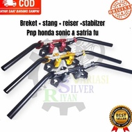 Stang Rzr Breket Dudukan Riser Stabiliser Stang motor Sonic Satria Fu