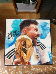美斯 Pop Art 掛畫 阿根廷 2022世界杯冠軍 Lionel Messi