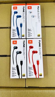 JBL TUNE310C หูฟังแบบมีสายสเตอริโอเฮดโฟนแบบเสียบหูพีซีหูฟัง T310C