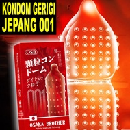 [Kondom Jepang 001] Kondom 001 Bergerigi Berduri dan Tertipis - Condom