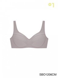 Sabina เสื้อชั้นใน Wireless Bra (ไม่มีโครง) รุ่น Function Bra รหัส SBO1206 สีช็อคโกแลต