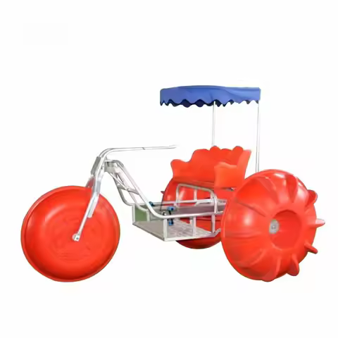 Plastic 3 large wheels water tricycle bicycle