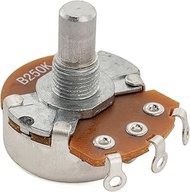 Alpha B250K Pot Metric Solid Short Shaft 6.5mm Linear Taper Potentiometer for Electric Guitar Bass