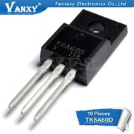 10 pcs TK6A60D TO-220F K6A60D TO220F TK6A60 A-220 N-canal 6A 600 v original novo