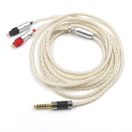 16 Cores UPOCC Silver Plated Earphone Cable For Sennheiser HD580 HD600 HD650 HDxxx HD660S HD58x HD6x